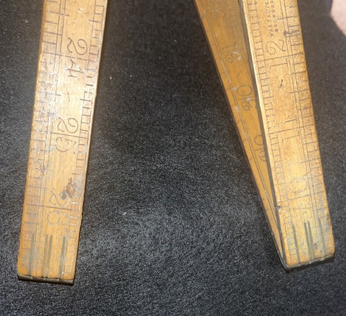 Vintage Wooden Rabone Boxwood Ruler N°1380 3ft - Picture 11 of 15