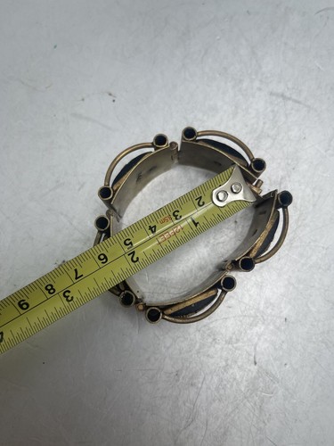 Vintage Bakelite FRANCE Jean Painlevé Seahorse Cuff Bracelet Dress Fur Clip - Picture 23 of 24