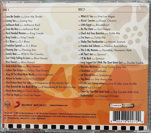 Elvis Presley 2 CD Set - Elvis At The Movies - RCA / Sony Music 2007 - Picture 2 of 2