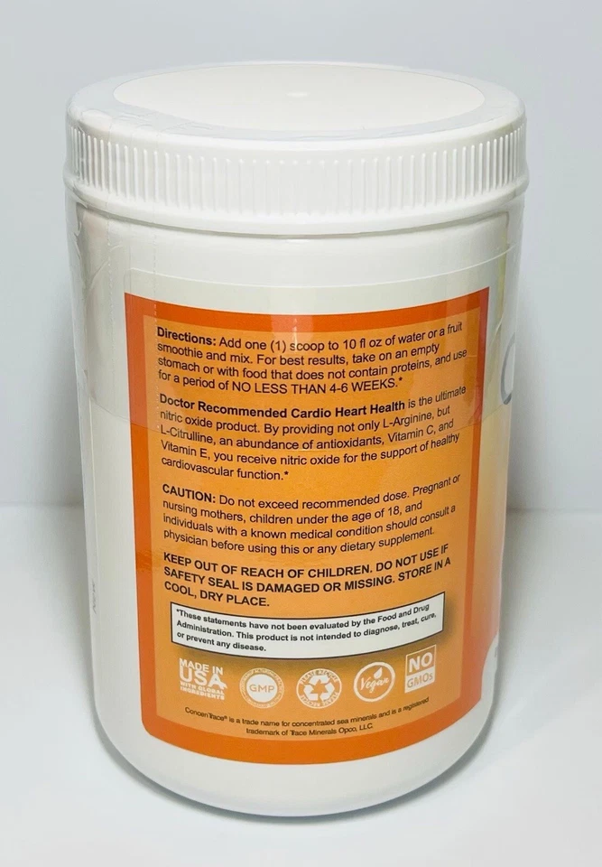 Cardio Heart – L-Arginine 5000mg & L-Citrulline 1000mg,16.83 Oz Exp 04/2027 - Image 3 of 3
