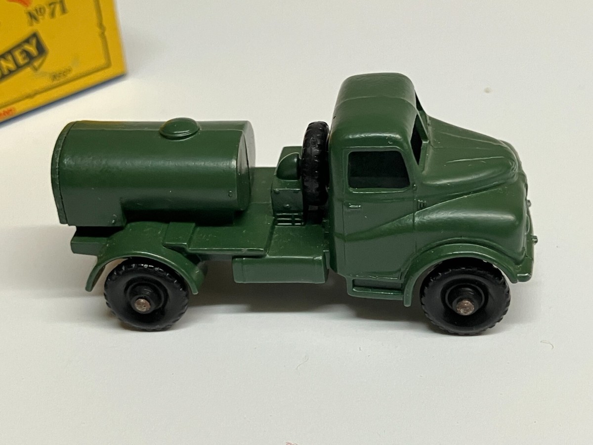 vintage 1959 MATCHBOX 71A AUSTIN ARMY WATER TRUCK in