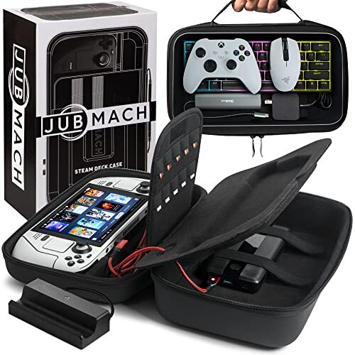 Deluxe Steam Deck Case Connect & Charge In The Case Design Holds Large Powerbank | eBay Deluxe Steam Deck Case Connect & Charge In The Case Design Holds Large Powerbank | eBay