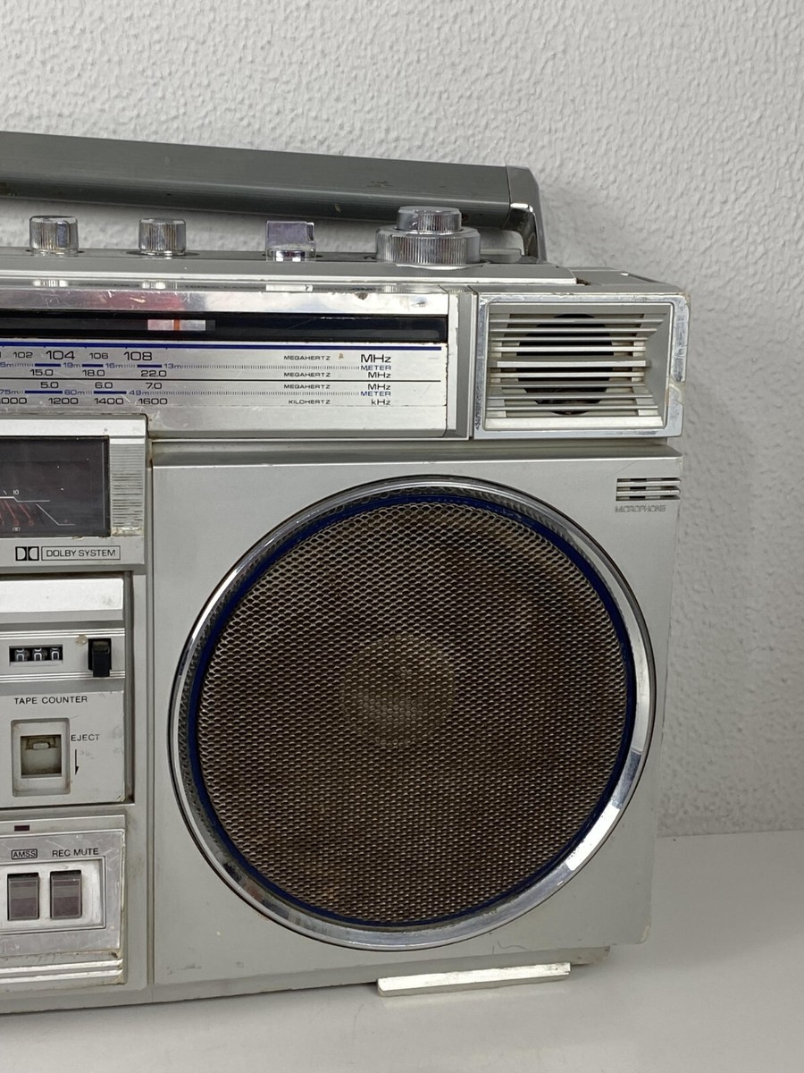 VINTAGE Sanyo M-X720 Stereo Boombox Ghettoblaster Cassette
