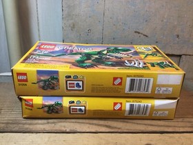 (2) LEGO Creator Mighty Dinosaurs 31058 Lego 3 in 1 T Rex Triceratops 174 Pcs