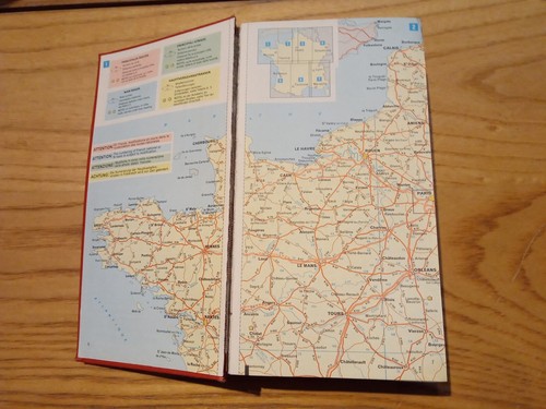 MICHELIN FRANCE 1980 guide with INSERTS & MAPS VINTAGE - Picture 7 of 11