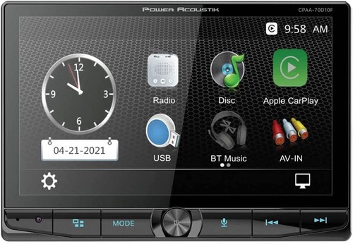 Power Acoustik CPAA-70D10F Floating Multimedia Touchscreen - Picture 2 of 4