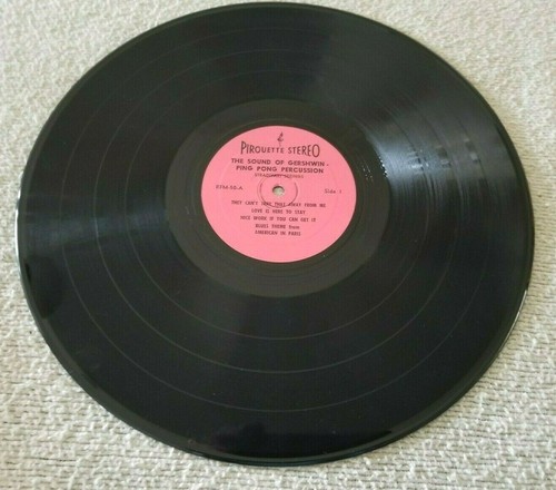 Stradivari Strings–Sound Of Gershwin In Ping Pong Percussion LP / Pirouette - Picture 5 of 8
