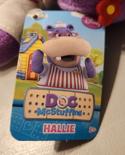 NEW Disney Doc McStuffins Hallie Hippo 9" Stuffed Animal Plush 2013 NWT Tags 9in - Picture 3 of 5