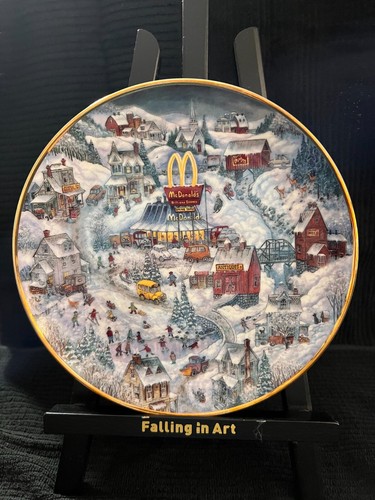 Franklin Mint - McDonald's - Golden Country Collector's Plate - Limited Edition