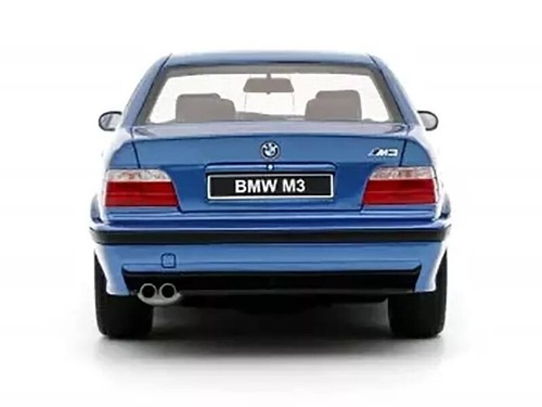 1995 BMW E36 M3 ESTORIL BLUE LTD 3000 PCS 1/18 MODEL CAR BY OTTO MOBILE OT1082 - Picture 7 of 8