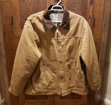 Carhartt Brown Jacket RN 14806 Men's 2XL Excellent
