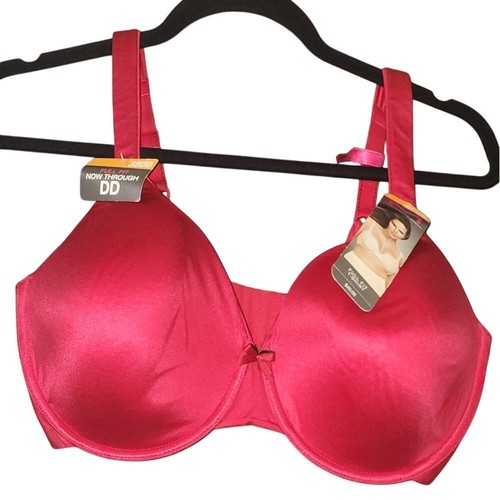 Maidenform Pink Comfort Devotion Full Coverage Bra DD Cup Underwire Support
