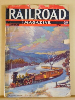 Eisenbahnmagazin 1943 Jan LI RR Hudson River RR lässt Deichsel fallen The Challenger