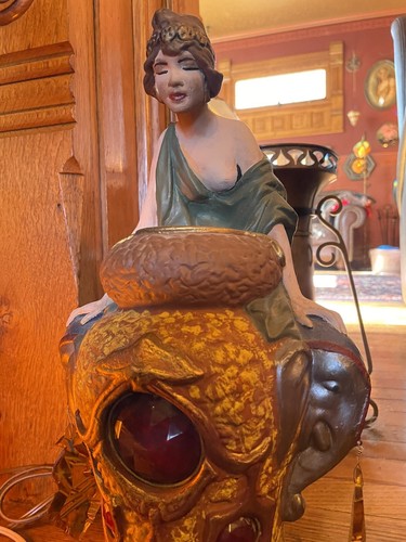 Antike Maxfield Pfarrei Cerci Zauberer/Hexenlampe 1914 Top Karneval Preis - Bild 12 von 18