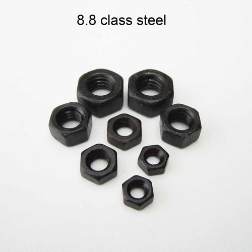 Black A2 304 Stainless Steel Metric Full Thread Hex Hexagonal Head Nut M1.4-M6 - Picture 7 of 19