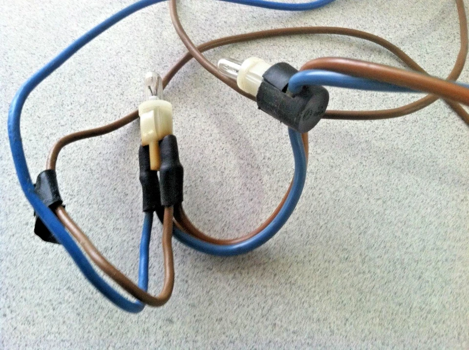 MERCEDES-BENZ 380SEC 1981-1985 420SEC 500SEC W126 ~ CABLE DE LUZ DE CALEFACCIÓN DE AIRE ACONDICIONADO Foto 2 de 4