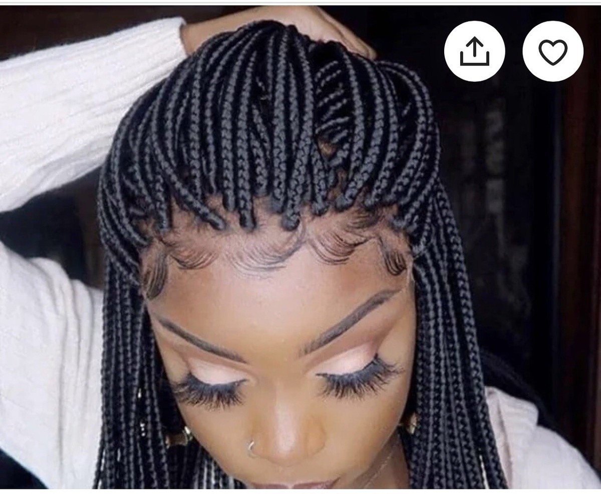 Jumbo knotless braided wig Tiat Bob Jumbo Knotless Box Braided Wig – Braided Wigs Store  main image 2
