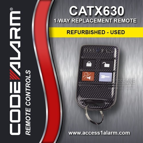 Code Alarm CATX630 4-Button Remote Control FCC ID GOH-FRDPC2002 Carbon Fiber - Picture 3 of 3