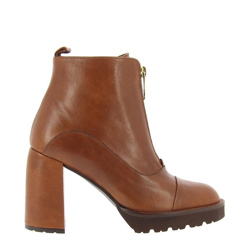 botas de tacón Gadea de mujer elaboradas en piel Color cuero, puntera ovalada, c botas de tacón Gadea de mujer mujer mujer elaboradas en piel Color cuero, puntera ovalada, c El nuevo outlet de marcas online.