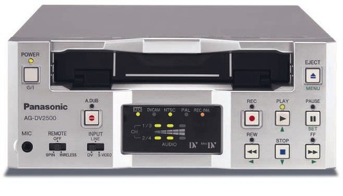 Panasonic AG-DV2500 NTSC PAL DVCAM MiniDV Mini DV Player Recorder VCR BR-DV3000U - Picture 2 of 4
