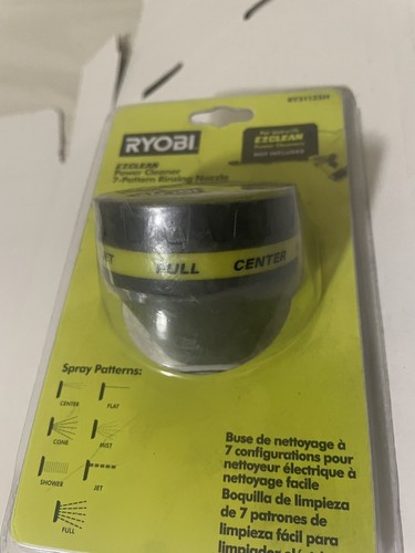 RYOBI 7-Pattern Rinsing Nozzle RY3112SH for EZCLEAN Power Cleaners NEW - Picture 9 of 12