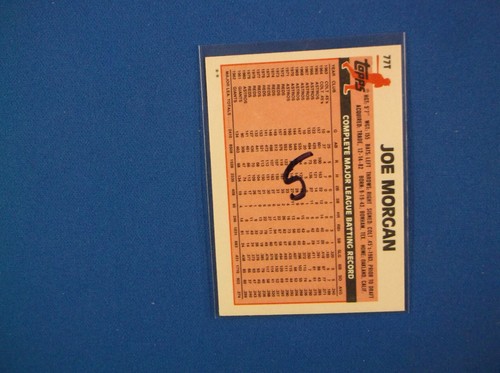1983 Topps Traded Baseball # 77 T Joe Morgan NMT + # 5 - Picture 2 of 2