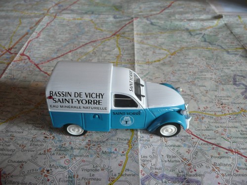 CITROËN 2 CV Fourgonnette AZU Vichy Saint-Yorre NOREV 1/43 - Picture 1 of 2