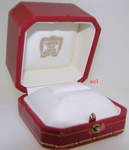ON SALE ~ AUTHENTIC VINTAGE CARTIER RING BOX ~ PARIS LONDON NEW YORK ~ ShipsFree