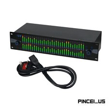 Professional Graphic Equalizer Digital Equalizer Dual 31-Band Spectrum Display//