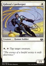 Magic the Gathering MTG Gideon's Lawkeeper (7) Modern Masters 2017   LP