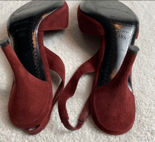 Sergio Rossi slingback shoes size 39.5 - Picture 10 of 12