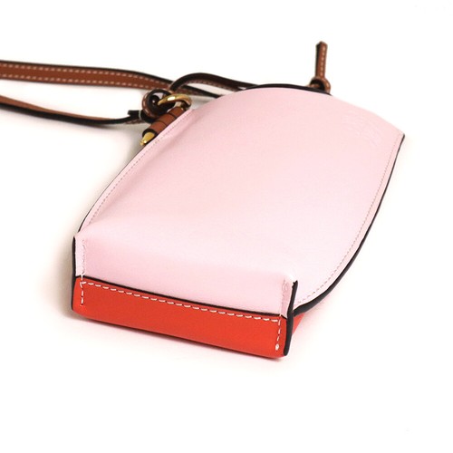 LOEWE Gate Pocket Mini Sac à Bandoulière Cuir de achats Veau Doux, Rose Doux et Corail 109,30BZ42