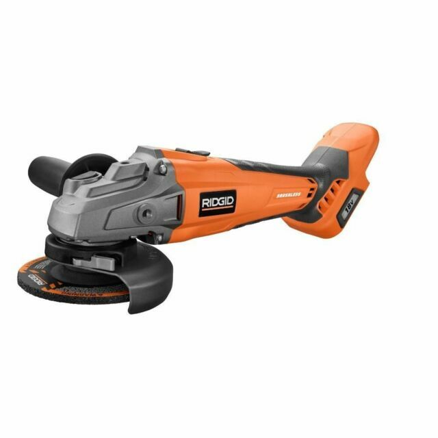Ridgid R86041b Angle Grinder 18v Lithium Ion Cordless Brushless Grinder For Sale Online Ebay