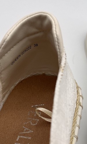 Veralli Shoe Knit Sneaker Women's Slip On Casual Loafer Flats White EUR 39 - Picture 9 of 10