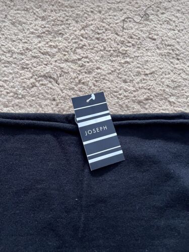 Joseph Seide Kaschmir Schwarz Langarm Pullover Pulli Designer Kordelzug Medium - Bild 3 von 6