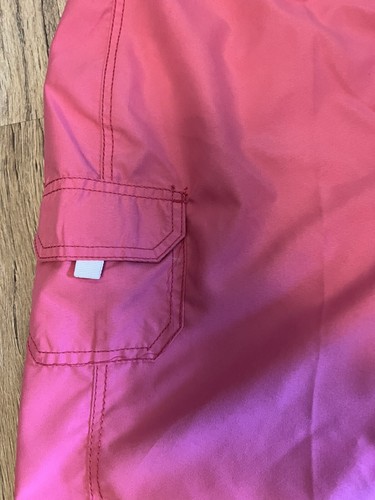 Kanu Surf Girls' Sassy UPF 50+ Coverup Boardshort, Sassy Neon Pink Solid, Sz 14 - Picture 4 of 9