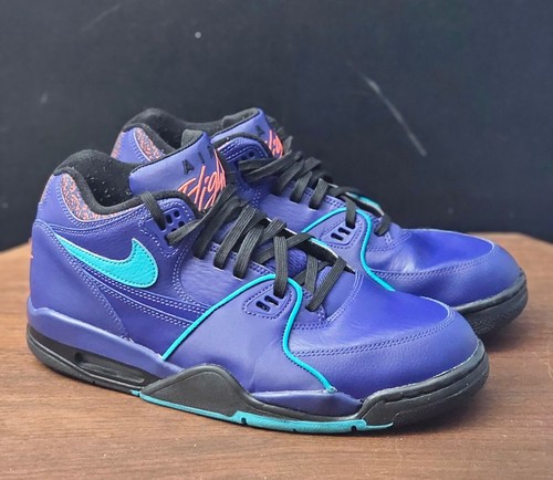 Nike Air Flight 89 Hornets Vivid/Regency Purple CJ5390-500 Size 10.5 Sneakers - Picture 3 of 13