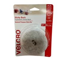 Sticky Back Velcro 5 Ft X 3/4 In Holds 5 Lbs. 4 Strips 3 1/2 In X 3/4 In Hold 5 