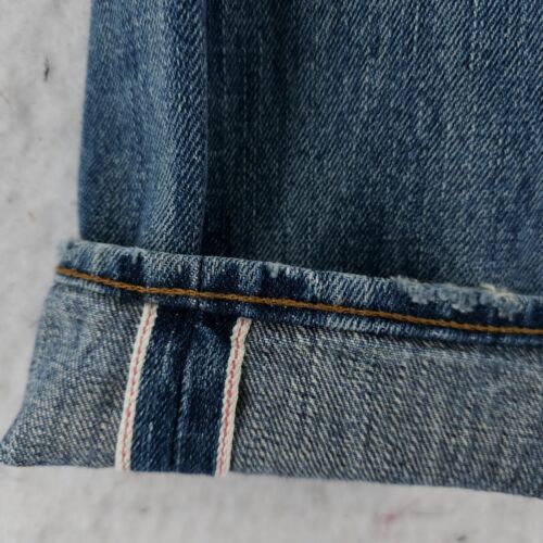 PRPS Selvedge Denim Jeans Distressed Medium Wash 100% Cotton Inseam 33" Size 31 - Picture 6 of 11