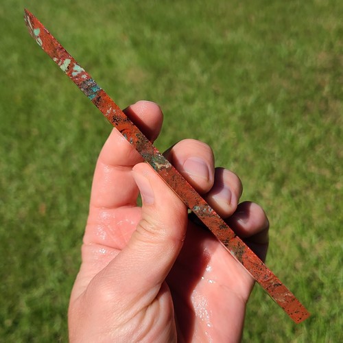 SONORA SUNRISE SONORAN SUNSET CHRYSOCOLLA CUPRITE SLAB MEXICO 143.3 GRAMS - Picture 3 of 3