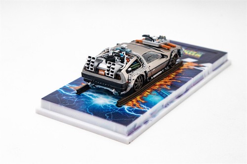 MJ Model x LMLF 1:64 DeLorean Time Machine Back To The Future 2.0 Model Car - Picture 13 of 17