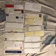 Large VHS Label Lot Sheets Blanks TDK Polaroid RCA Fuji Sony JVC Stickers Set