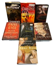 Fiction Books Dark Romance Magic Fantasy Vampire Lot of 7 Asst Books and Genres