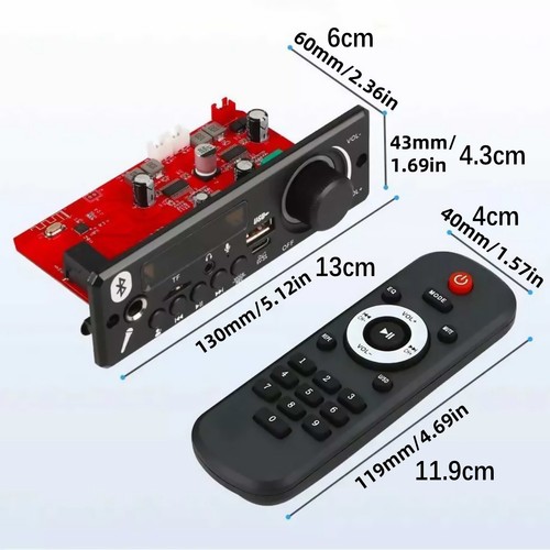 1set Audio Decoder 160W Amplifier Bluetooth 5.0 Recording/Microphone Support - Picture 14 of 14