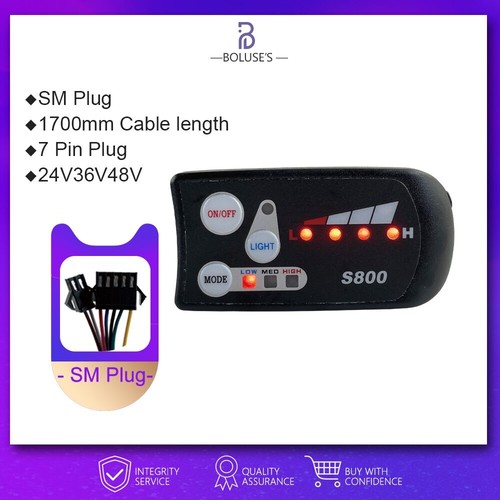 Ebike LCD Display S900 S866 M3 EN06 GD01 GD06 S6 M6 Colour 24V/36V/48V/72V - Picture 9 of 39