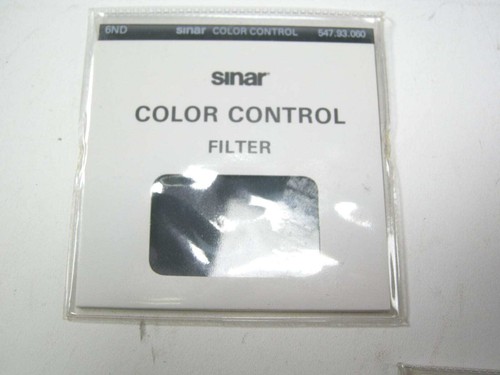 Juego de 8 filtros de control de color sinar - Imagen 5 de 9