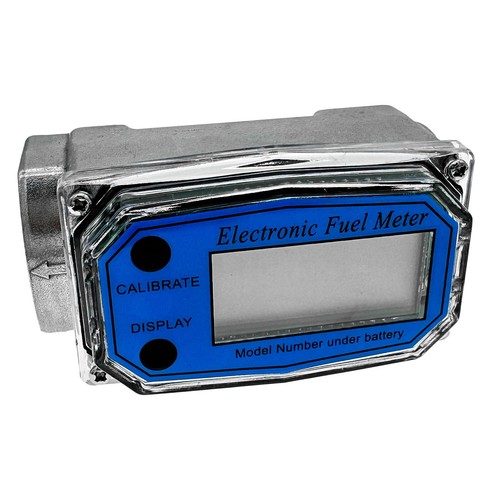 Medidor de flujo de combustible diesel digital turbina medidor de flujo de engranajes ovalado BSPT/NPT 1" 200 L/min - Imagen 7 de 9