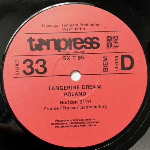 TANGERINE DREAM "The Warsaw Concert" Live / Double Album - Vinyl LP Near Mint - Picture 8 of 8