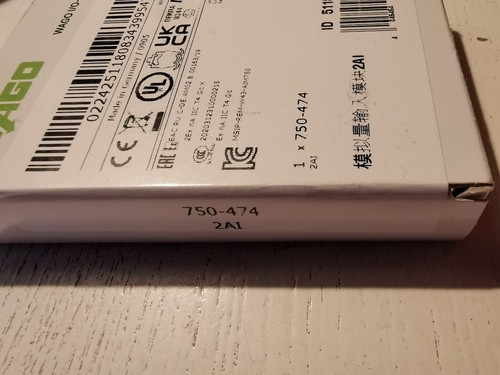 Wago 2-Kanal-Analogeingang 750-474 2-channel analog input 4-20mA 16 Bit - Bild 2 von 2