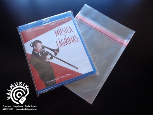 100 FUNDAS EXTERIORES CON SOLAPA ADHESIVA PARA ESTUCHES BLU-RAY DE 11mm - Imagen 3 de 4
